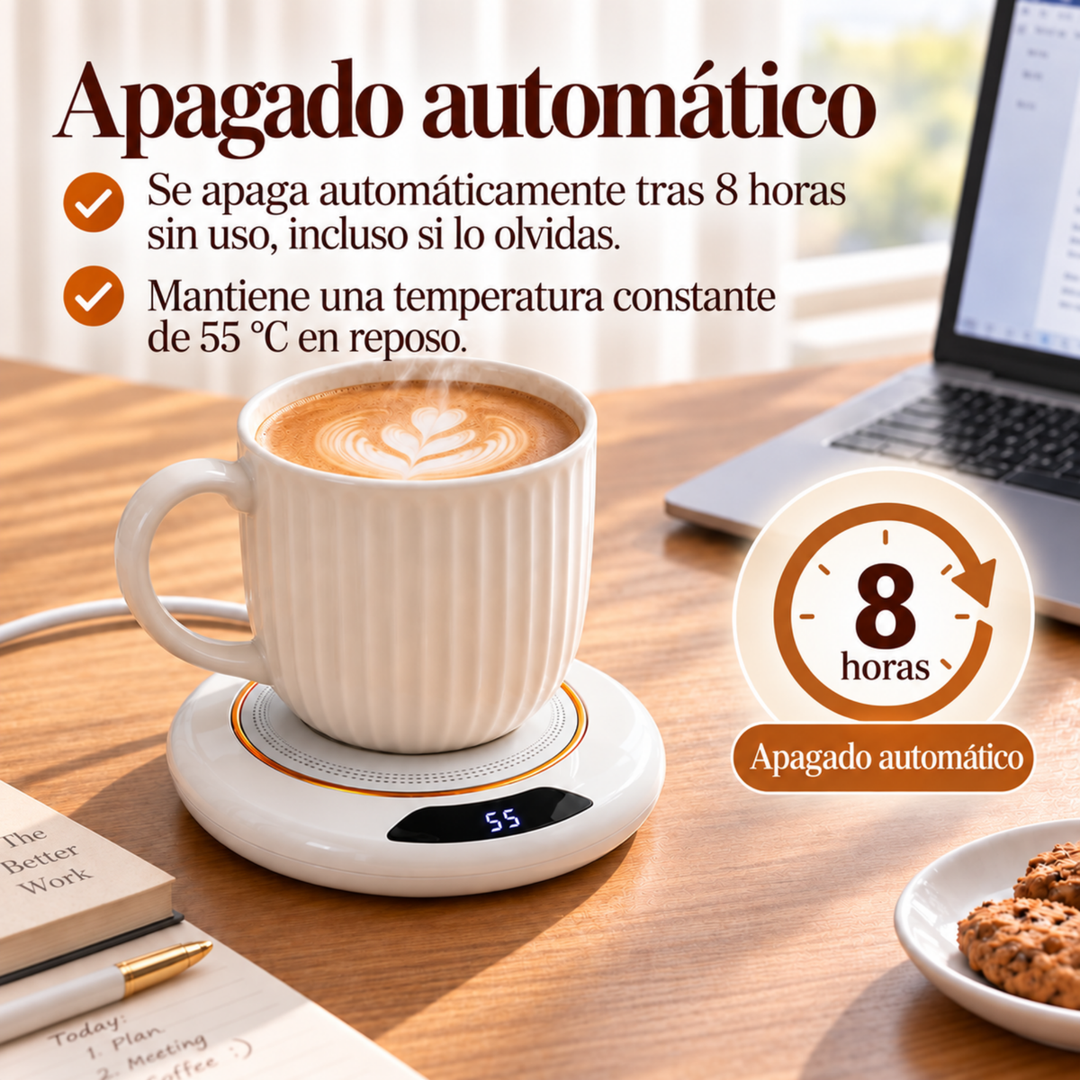 Davio HeatCup™ Calienta Tazas Digital
