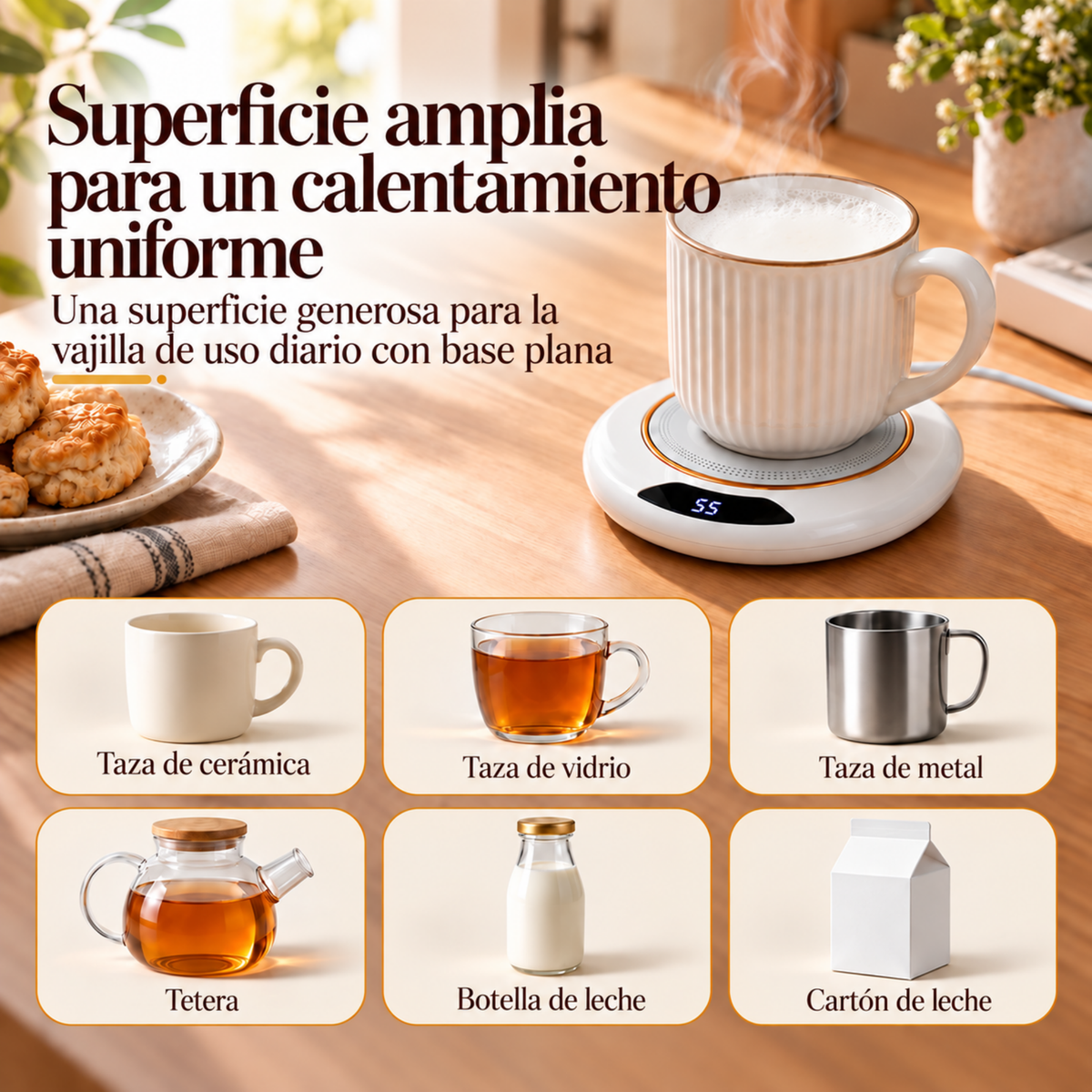 Davio HeatCup™ Calienta Tazas Digital